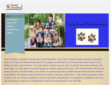 Tablet Screenshot of ozarkdoodles.com